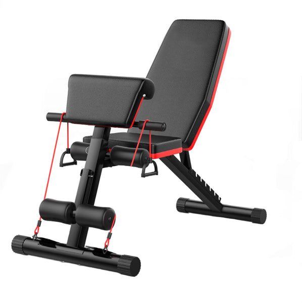 Multi-Function Exercise Bench with Preacher Pad and Leg Curl
