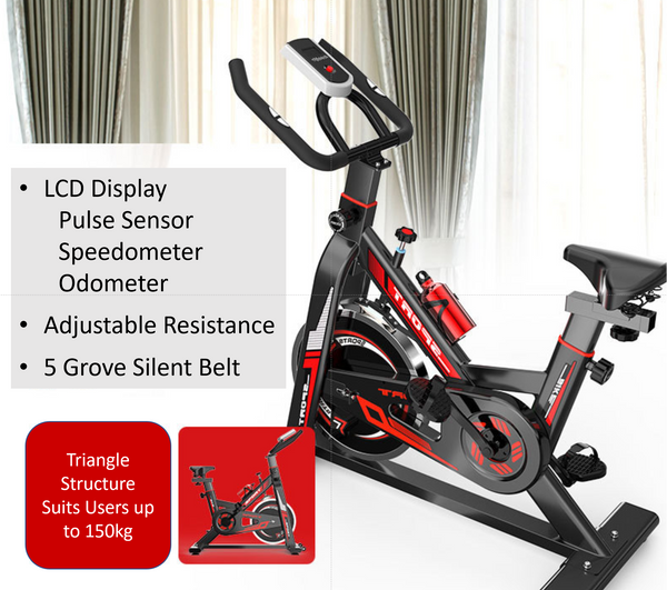 Heavy Duty Spin Bike Home Exercise Cardio-workout Gym Aerobic Training