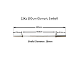 Commercial Grade Olympic Barbell Weight Bars