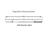 Commercial Grade Olympic Barbell Weight Bars