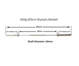Commercial Grade Olympic Barbell Weight Bars