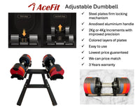 Premium Adjustable Dumbbells