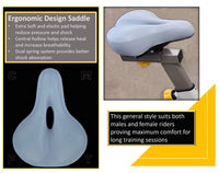 Saddle with Ergonomic Design - Spin Bike with Magnetic Resistance