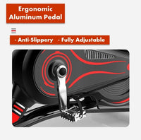 Ergonomic Aluminum Pedals - Magnetic Resistance Spin Bike Heavy Duty