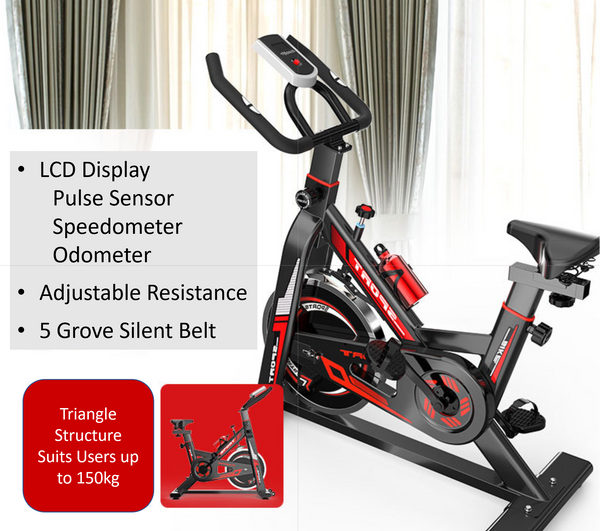 Heavy Duty Spin Bike Home Exercise Cardio workout Gym Aerobic Training